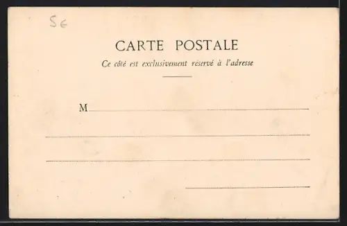 AK Saint-Michel-Chef-Chef, La plage avec charrette et rochers en arrière-plan