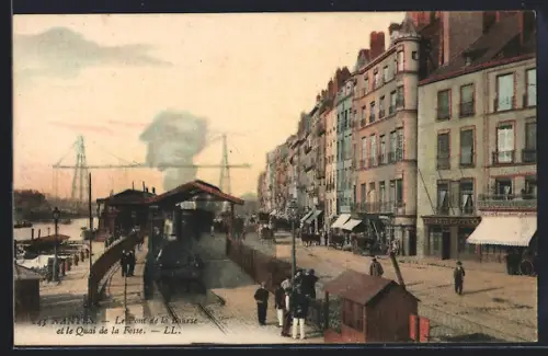 AK Nantes, Le Pont de la Bourse et le Quai de la Fosse