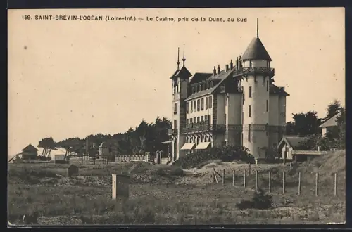 AK Saint-Brévin-l`Océan /Loire-Inf., Le Casino, pris de la Dune, au Sud