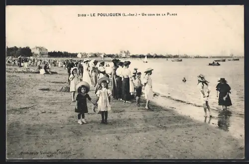 AK Le Pouliguen /L.-Inf., Un coin de la plage