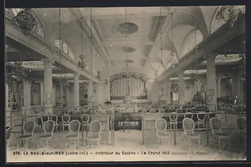 AK La Baule-sur-Mer /Loire-Inf., Intérieur du Casino, Le Grand Hall