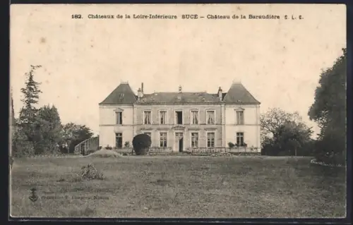 AK Sucé /Loire-Inférieure, Château de la Baraudière et son parc verdoyant