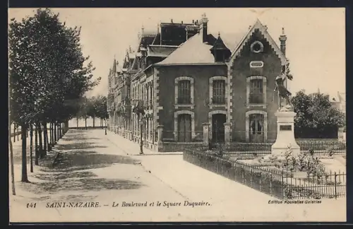 AK Saint-Nazaire, Le Boulevard et le Square Dugaire