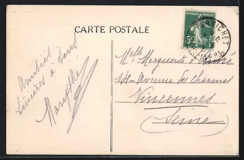 AK Pornichet /Loire-Inf., Vue générale de la Plage, prise des Dunes