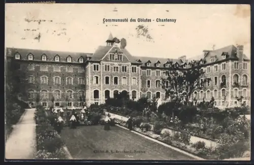 AK Chantenay, Communauté des Oblates et jardin fleuri