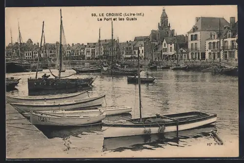 AK Le Croisic /Loire-Inf., Le Port et les Quais