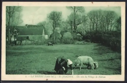 AK Saint-Joachim /Loire Inf., Un coin du Village de Fédrun