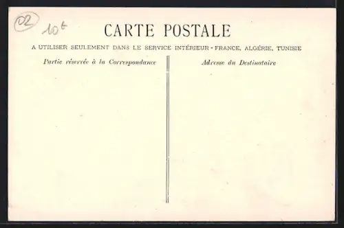 AK Marizy-Ste-Geneviève /Aisne, Entrée du village avec tour en pierre et maisons anciennes