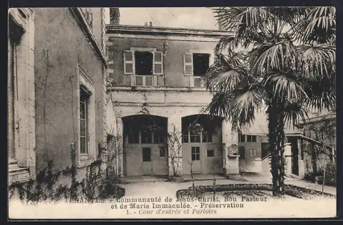 AK Nantes, Cour d`entrée et Parloirs de la Communauté de Jésus-Christ, Bon Pasteur et de Marie Immaculée