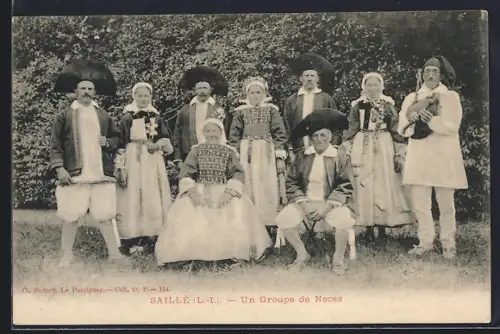 AK Saillé /L.-I., Un Groupe de Noces