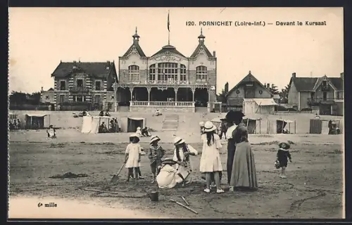AK Pornichet /Loire-Inf., Devant le Kursaal