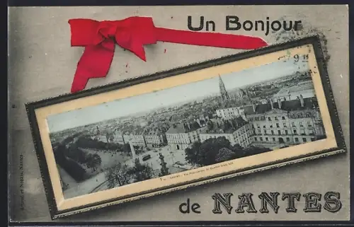 AK Nantes, Vue panoramique depuis le Cours Saint-Pierre