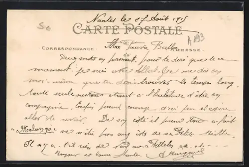 AK Nantes, Vue panoramique depuis le Cours Saint-Pierre