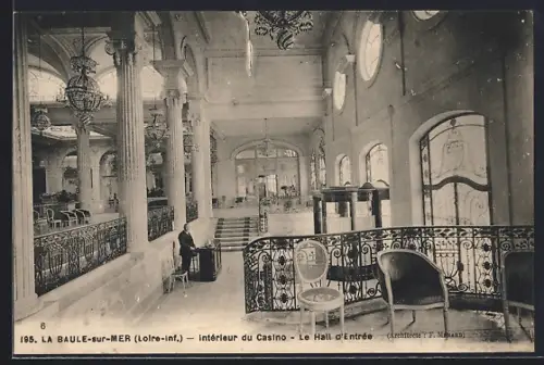 AK La Baule-sur-Mer /Loire-inf., Intérieur du Casino, Le Hall d`Entrée