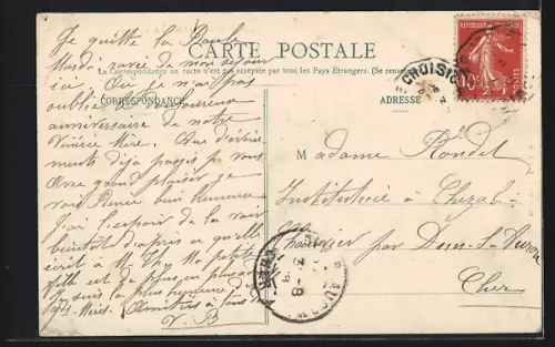 AK La Baule, Grand Hôtel de La Baule avec voiture ancienne devant l`entrée