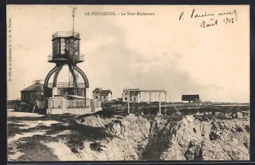 AK Le Pouliguen, La Tour Rochereau et ses environs