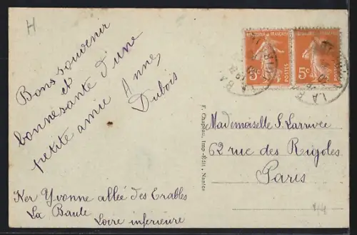 AK La Baule /Loire-Inf., Allée des Evens et maisons élégantes