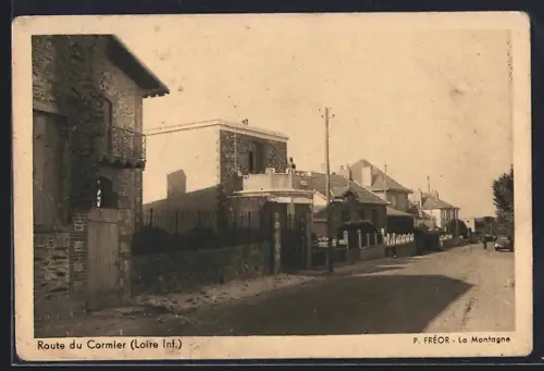 AK Cormier /Loire Inf., Route du Cormier et maisons résidentielles