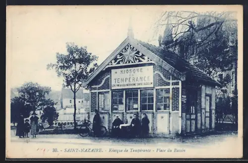 AK Saint-Nazaire, Kiosque de Tempérance, Place du Bassin