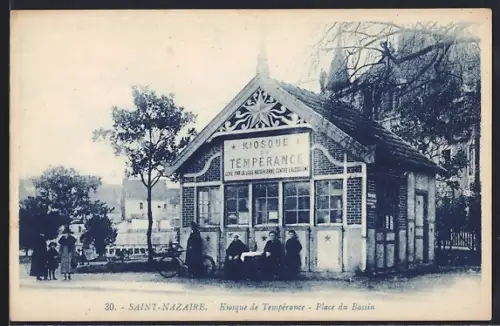 AK Saint-Nazaire, Kiosque de Tempérance, Place du Bassin