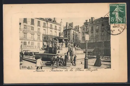 AK Nantes, Fontaine de la Place Royale