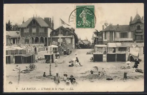 AK La Baule, L`Entrée de la Plage