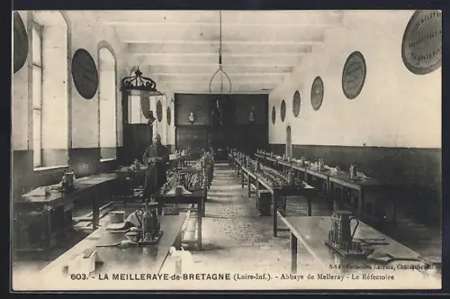 AK La Meilleraye-de-Bretagne /Loire-Inf., Abbaye de Melleray, Le Réfectoire