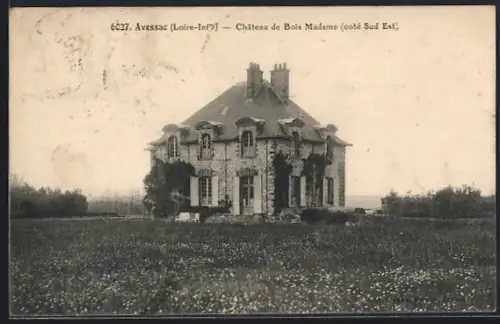 AK Avessac /Loire-Inf, Château de Bois Madame, côté Sud Est