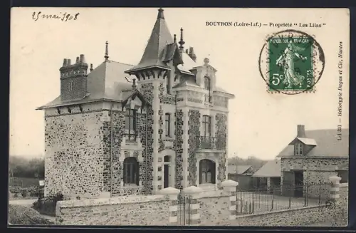 AK Bouvron /Loire-Inf., Propriété Les Lilas