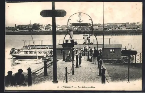 AK Indret, Le débarcadère