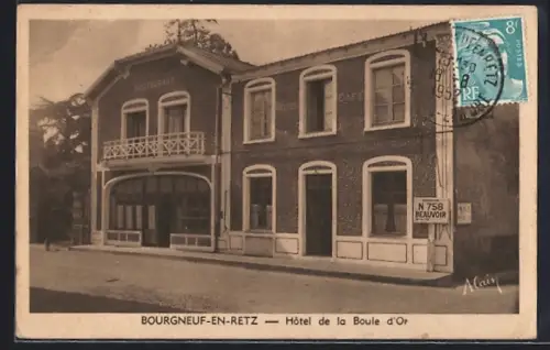 AK Bourgneuf-en-Retz, Hôtel de la Boule d`Or