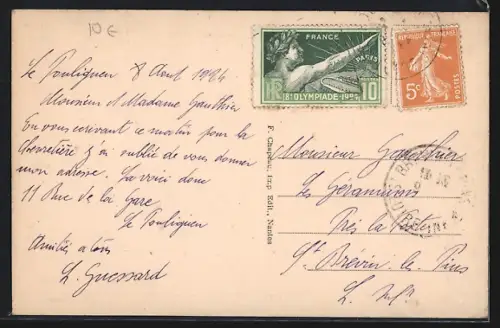 AK Le Pouliguen /Loire-Inf., Rue du Bois avec enfants jouant dans la rue