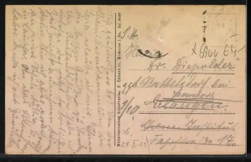 AK Jena, Markt mit Rathaus