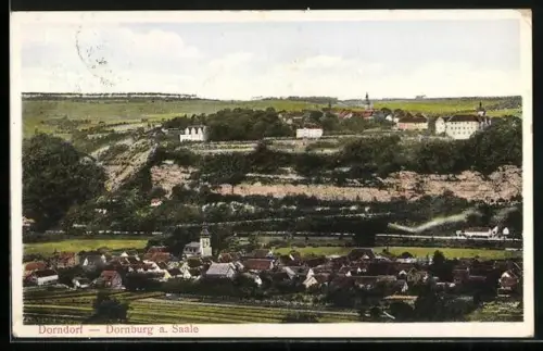 AK Dornburg a. Saale, Ortspanorama