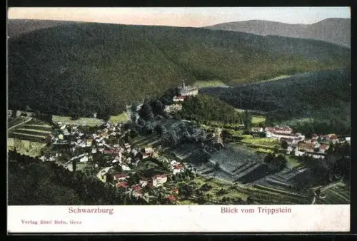AK Schwarzburg, Blick vom Trippstein