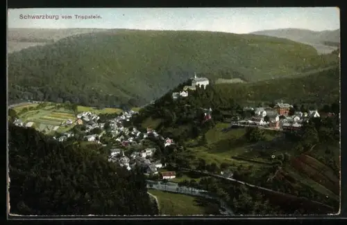 AK Schwarzburg, Ansicht vom Trippstein
