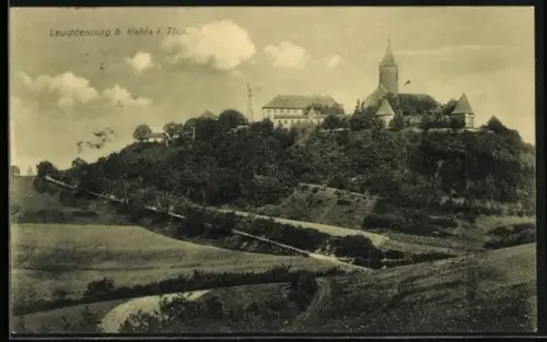 AK Leuchtenburg b. Kahla i. Thür., Burgansicht