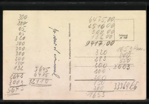 AK Halberstadt, Stadtansicht Kirche