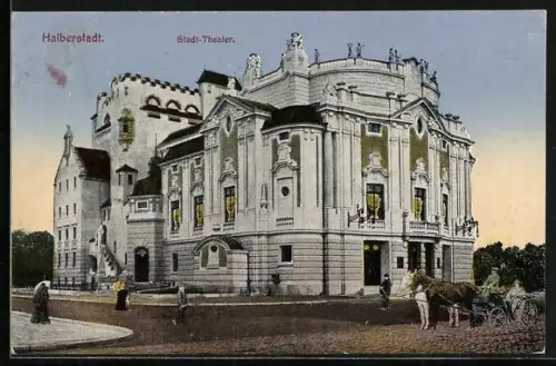 AK Halberstadt, Stadt-Theater
