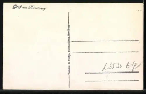 AK Havelberg, Stadtansicht mit Dom und Brücken