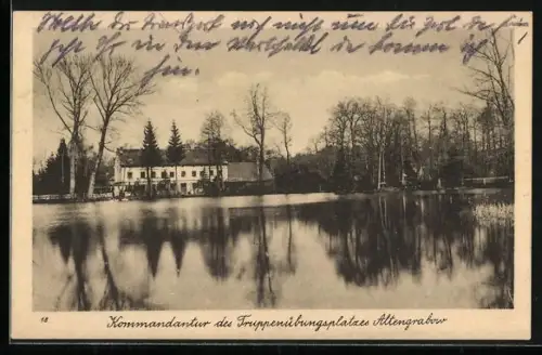 AK Altengrabow, Kommandantur des Truppenübungsplatzes