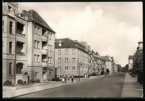 AK Halberstadt, Friedenstrasse, Wohnhäuser