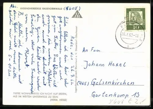 AK Radevormwald, Jugendherberge