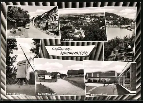 AK Kommern /Eifel, Kirchberg, Freilichtmuseum, Schullandheim, Am See