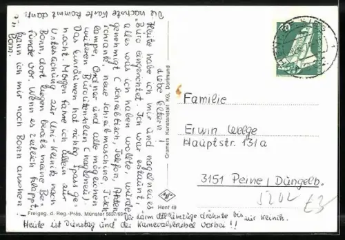 AK Hennef /Sieg, Panoramaansicht der Stadt und Umgebung