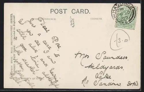 AK Hastings, View from East Hill