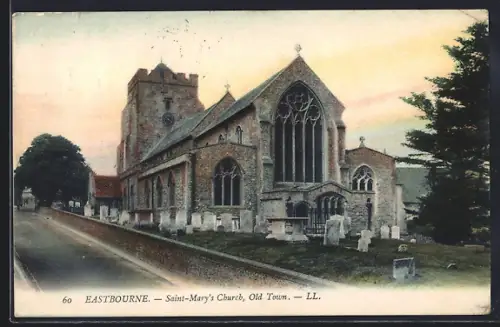 AK Eastbourne, Saint-Mary`s Church, Old Town