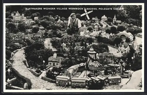 AK Polegate, Slaymakers Wonder Village Wannock Gardens, Miniaturstatt
