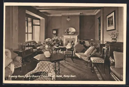 AK Brighton, John Howard Convalescent Home, Drawing Room