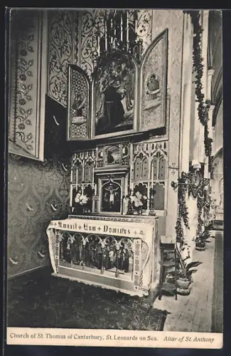 AK St. Leonards on Sea, Church of St. Thomas of Canterbury, Altar of St. Anthony